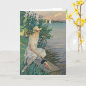 Carte Auf der Seemauer | Edward Cucuel (Fleur jaune)