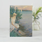 Carte Auf der Seemauer | Edward Cucuel (Debout devant)