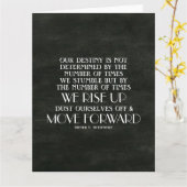 Carte Augmenter et faire avancer le devis inspirationnel (Fleur jaune)