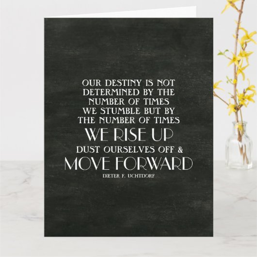 Carte Augmenter et faire avancer le devis inspirationnel (Fleur jaune)