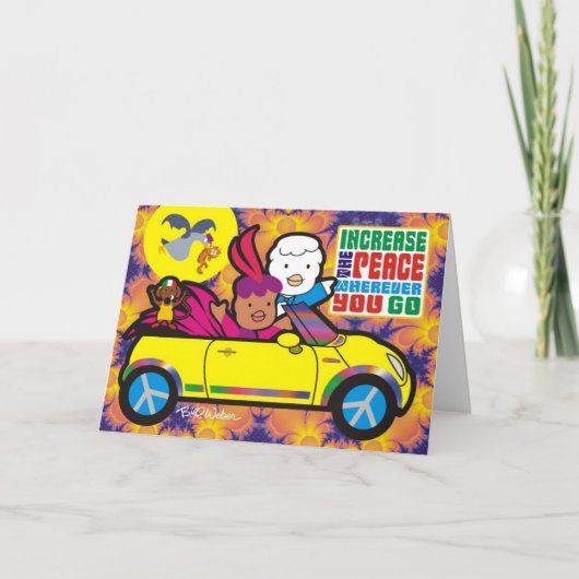 Carte Augmentez La Paix Où Que Vous alliez (Devant)