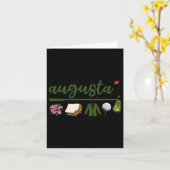 Carte Augusta Géorgie (Fleur jaune)