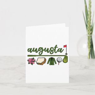 Carte Augusta Géorgie, Azalée, Golf, Fromage Pimento, Ja