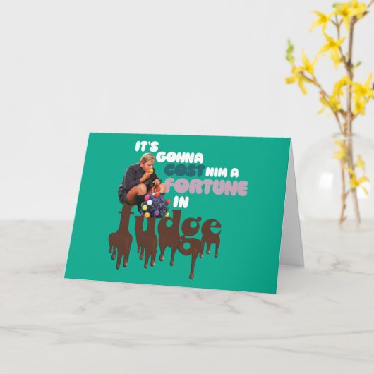 Carte Augustus Gloop - Une fortune à Fudge (Fleur jaune)