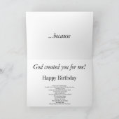 Carte Aujourd'hui est ma journée préférée dans le monde. (Intérieur)