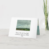 Carte Aujourd'hui, Nuageux, Arc-en-ciel de demain, vous (Dos)