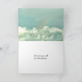 Carte Aujourd'hui, Nuageux, Arc-en-ciel de demain, vous (Intérieur)