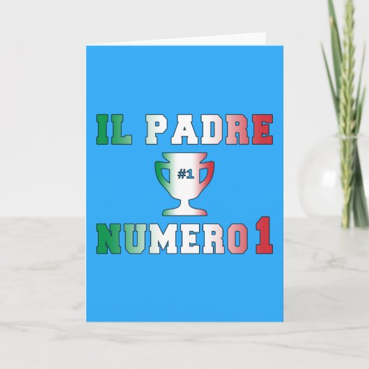 Carte Aumônier Numero de l'IL 1 papa #1 dans la fête des (Devant)