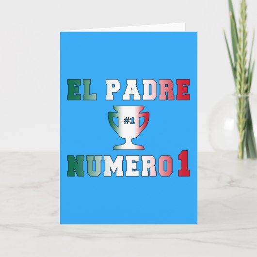 Carte Aumônier Número d'EL 1 papa #1 dans la fête des (Devant)