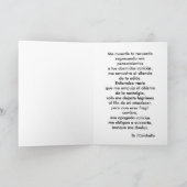 Carte Aunque d'AMO de Te… (Intérieur)