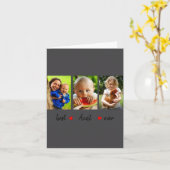 Carte Aunt Ever 3 Photo (Fleur jaune)