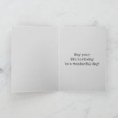 Carte Aura éffrayante brillante Look "8 ans!" + Nom (Intérieur)