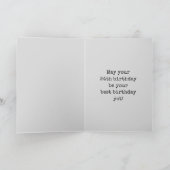 Carte Aura éffrayante Lumineuse Look "24 ANS !" + Nom (Intérieur)