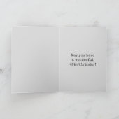 Carte Aura éffrayante Lumineuse Look "45 ANS !" + Nom (Intérieur)