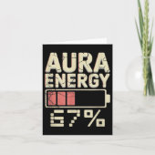 Carte Aura Énergie À 67 Mème Six Sept Gen Alpha Slang M (Devant)