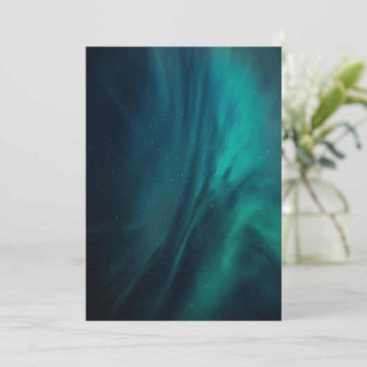 Carte Aurora Borealis Norvège (Debout devant)