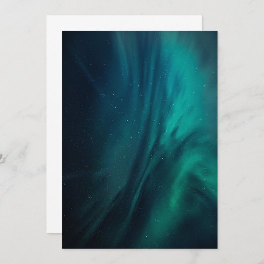 Carte Aurora Borealis Norvège (Devant / Derrière)