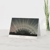 Carte Aurora Borealis Print, Trouvelot, 1881, Restauré (Devant)