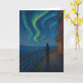 Carte Aurora Cruise Christmas (Fleur jaune)