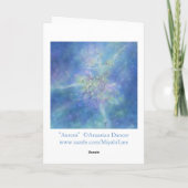 Carte Aurora Greeting (Dos)