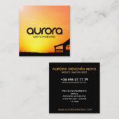 CARTE AURORE (Devant / Derrière)