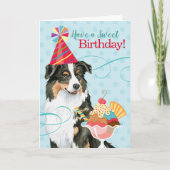 Carte Aussie d'anniversaire douce (Devant)