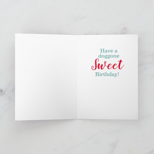 Carte Aussie d'anniversaire douce (Intérieur)