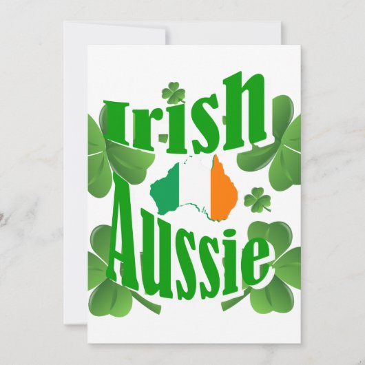 Carte aussie irlandaise (Devant)