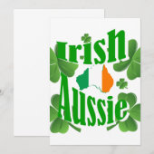 Carte aussie irlandaise (Devant / Derrière)