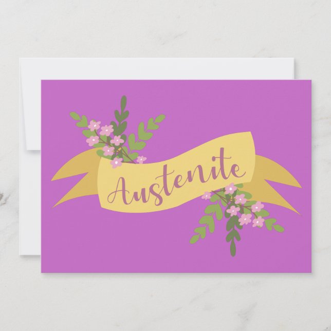 Carte Austenite I (Devant)