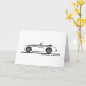 Carte Austin Healey 3000 MK II (Fleur jaune)