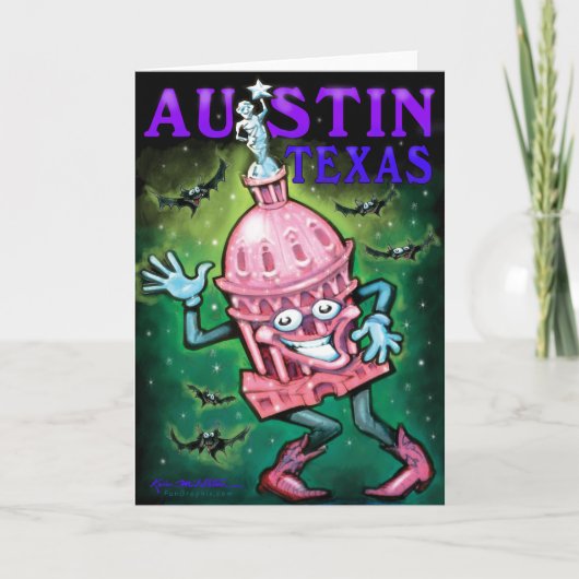 Carte Austin Texas (Devant)