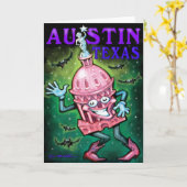 Carte Austin Texas (Fleur jaune)