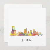 CARTE AUSTIN TEXAS SKYLINE WB1 - (Devant / Derrière)