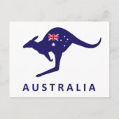 CARTE AUSTRALIA KANGAROO (Devant)