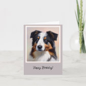 Carte Australian Shepherd (Devant)