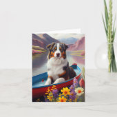 Carte Australian Shepherd on Paddle : Une aventure Pitto (Devant)