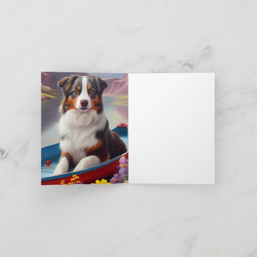 Carte Australian Shepherd on Paddle : Une aventure Pitto (Intérieur)