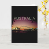 Carte Australie (Fleur jaune)