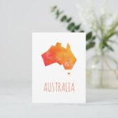 Carte Australie (Debout devant)