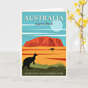 Carte Australie, Ayers Rock,