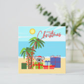 Carte Australie Noël (Debout devant)