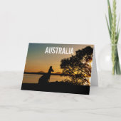 Carte Australie Queensland Mounts Kangaroo Sunset (Devant)