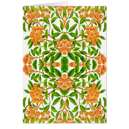 Carte australienne de conception d'arbre de gomme (Devant)