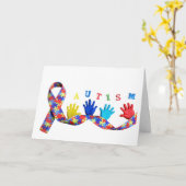Carte Autism (Fleur jaune)