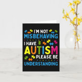 Carte Autism (Fleur jaune)