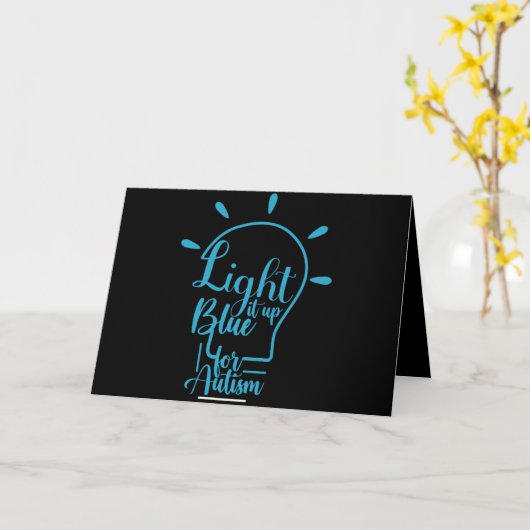 Carte Autism (Fleur jaune)