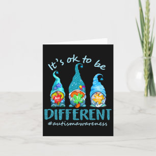 Carte Autism Aware Acceptance Women Kid Its Ok To Be