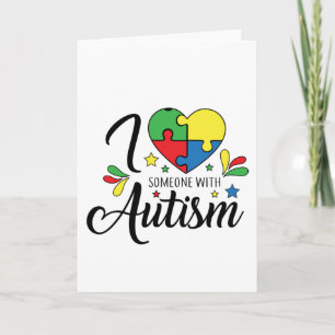 Carte Autism Love Print