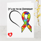 Carte Autisme - Big Card (8,5 po x 11 po) (Fleur jaune)